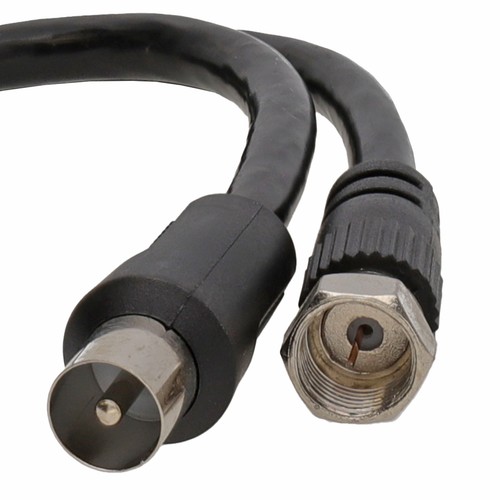 Coaxial type connector male - f,