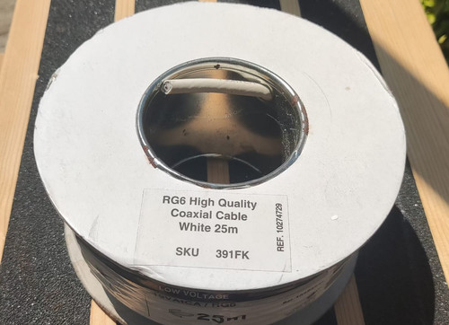 Rg6 coaxial aerial - coaxial, cable