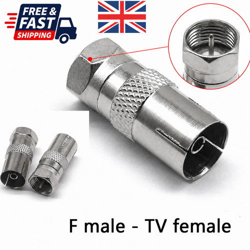 Female coax socket f - 2x,
