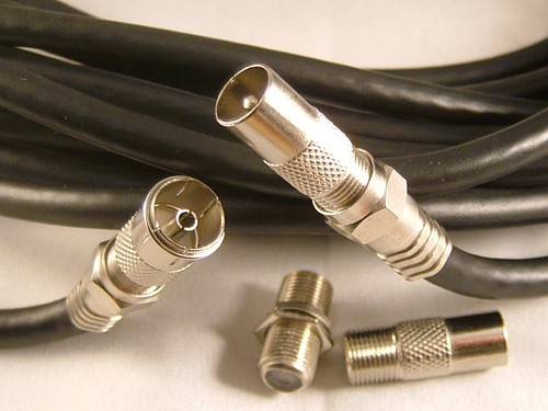 Black universal coax - black, rf