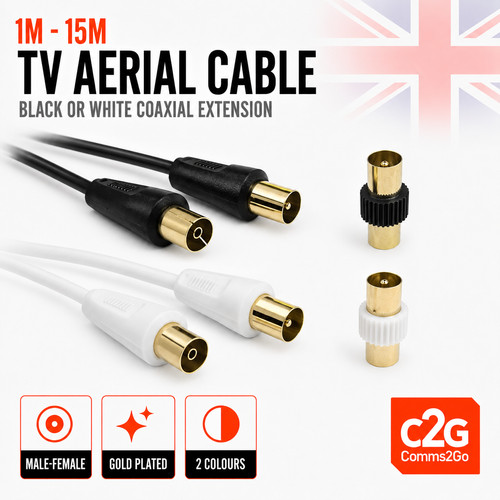 15m coaxial tv aerial - 15m,