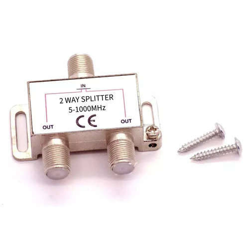 Way aerial splitter coax - way, tv